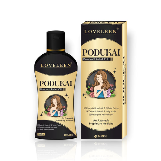 Loveleen Podukai Oil (Ayurvedic Anti - Dandruff Oil) - 100ml